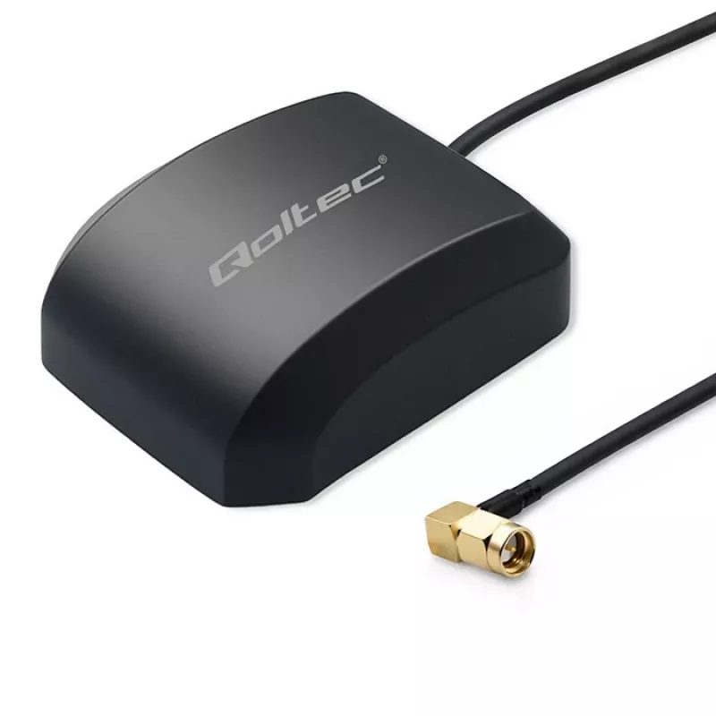 GPS/GLONASS antena QOLTEC 28 dBi 50 W su SMA kampine jungtimi