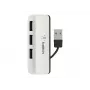 Belkin USB 2.0 4 prievadų kelionių koncentratorius, sidabrinis, F4U021bt