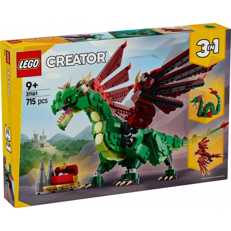LEGO CREATOR 3 IN 1 31161 Vidurinių amžių drakonas