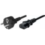 Maitinimo laidas Tecline 808011 juodas 1,8 m