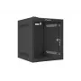 Ant sienos montuojamas stovas LANBERG WF10-2306-10B — 6U, 280×310×336 mm, gylis 238 mm, juoda, 20 kg talpa