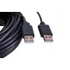 UNITEK Y-278 USB kabelis USB 2.0 10 m 2 x USB A USB A juodas