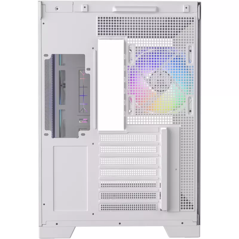 PC korpusas Silentware View A-RGB White VIEWWHITE — midi bokštas su A-RGB apšvietimu, balta apdaila