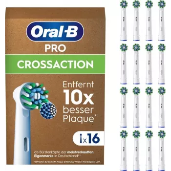 Oral-B Pro CrossAction keičiamosios šepetėlių galvutės, 16 vnt.