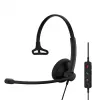 Ausinės EPOS IMPACT 100 MS Mono USB-C+A laidinės lengvos 51 g