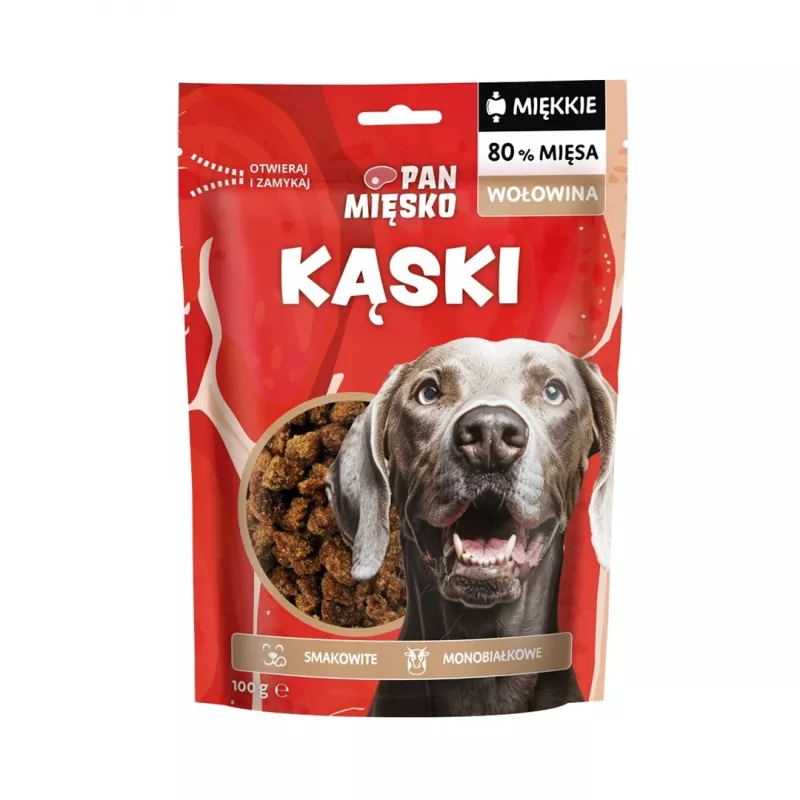 Dog treat Pan Mięsko Soft Beef Bites 100 g
