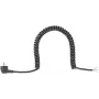 Bachmann spiralinis kabelis H05VV-F 3G 1.5mm² L 1.0m juodas AEH/CEE7/7 - Kabelis