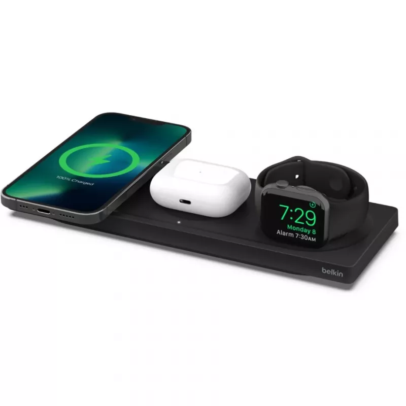 Belaidis įkroviklis Belkin BOOST↑CHARGE PRO greitas įkrovimas juodas