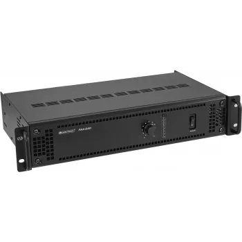 Galios stiprintuvas Omnitronic PAA-240 240W 100V — viešojo informavimo/linijinis stiprintuvas