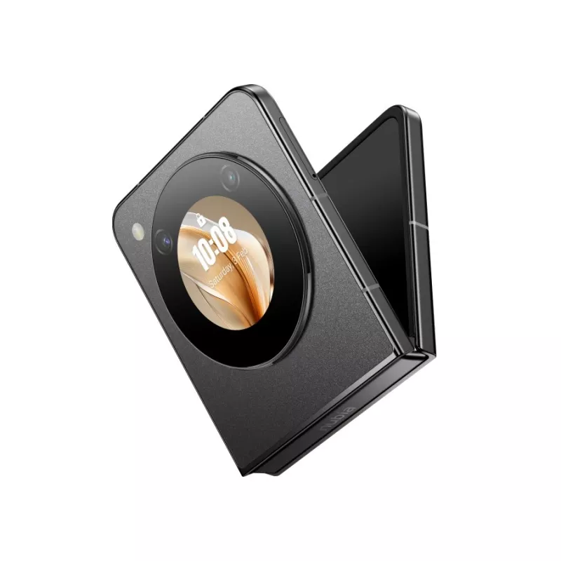 Išmanusis telefonas NUBIA Flip rinkinys (auksinis) su dėklu, ausinėmis ir aušintuvu