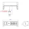 BACHMANN DESK2 1xCEE7/3 1xHDMI 2xCAT6A (902.3059)