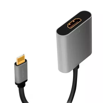 LogiLink CUA0103 USB 3.2 Gen1 Type-C į HDMI-A kabelis 0,15 m juodas pilkas