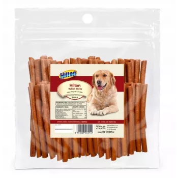 Šunų skanėstai Hilton Soft Rabbit Sticks 500 g — hipoalerginės kramtomosios lazdelės su triušiena šunims