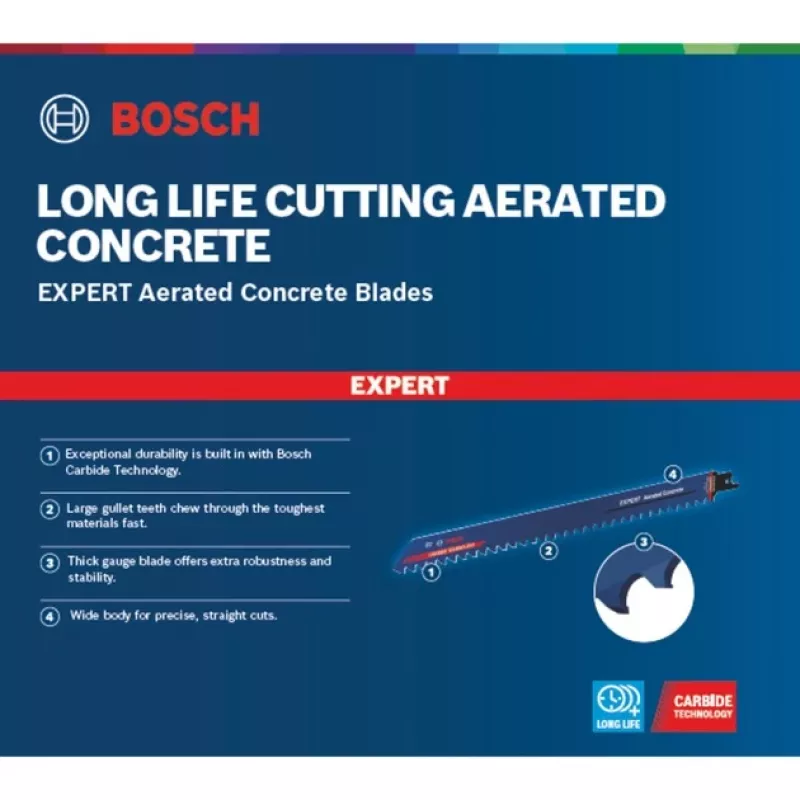 Bosch Expert 2 608 900 410 siaurapjūklio / slankiojo pjūklo / atbulinio pjūklo geležtė Carbide 1 vnt.