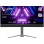 LORGAR 34MP1, UWQHD MiniLED Gaming Monitor Pro, 34'' (3440*1440) VA lenktas monitorius, juoda/pieniškai pilka