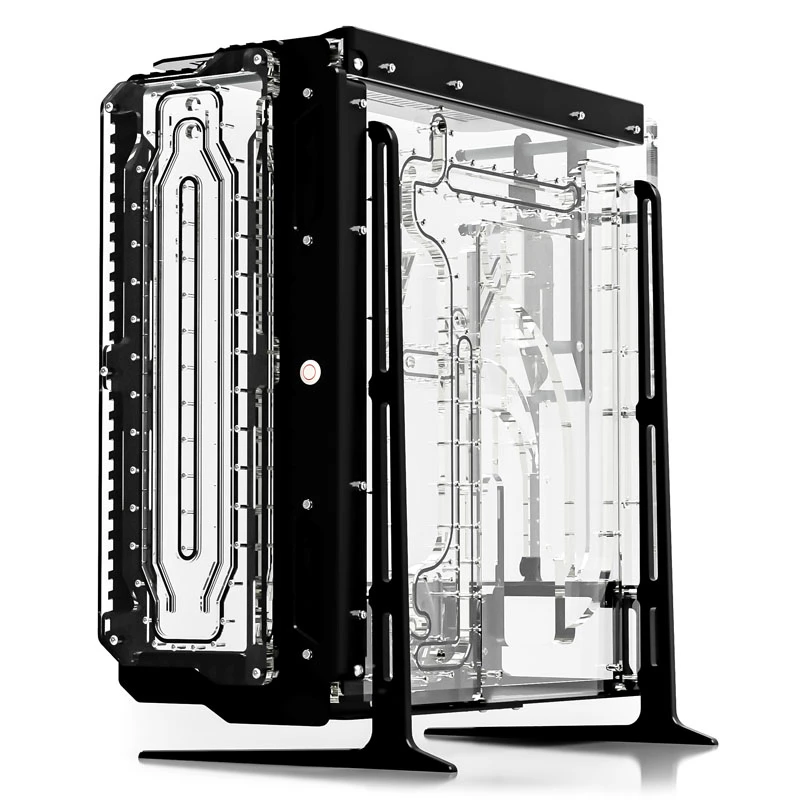 Priekinė paskirstymo plokštė individualiems PC vandens aušinimo įrenginiams, Singularity Spectre 2.0 Elite – priekinio skydelio rezervuaro / srauto laikiklis (SC-SPECTRE-ELITE-FRONT-BK)