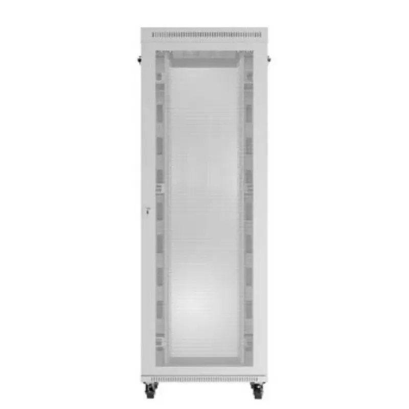 19 inch Rack Cabinet LANBERG FF01-8047-23SL 47U 800x1200 mm Pilka Perforated Doors
