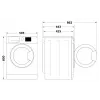 Skalbimo mašina INDESIT MTWSC61294WPL 9 kg, energijos klasė C