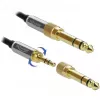 Garso kabelis 3,5 mm DeLOCK 85780 1 m juodas pilkas