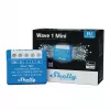 Išmanioji relė Shelly Qubino Wave 1 Mini belaidė 110–240V, 8A AC / 5A DC, 868,4 MHz, vidaus, mėlyna