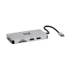 Eaton Tripp Lite USB-C Dock, Dual Display - 4K 60 Hz HDMI, USB 3.2 Gen 1, USB-A Hub, GbE, Memory Card, 100W PD Charging, Gray - docking station - USB-C - 2 x HDMI - 1GbE (U442-DOCK