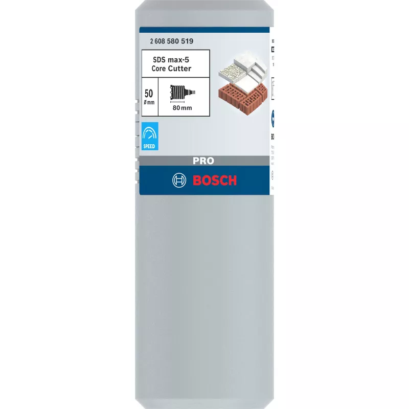 Grąžtų rinkinys Bosch max 9 50 mm, 2 vnt. (modelis 2608580519)