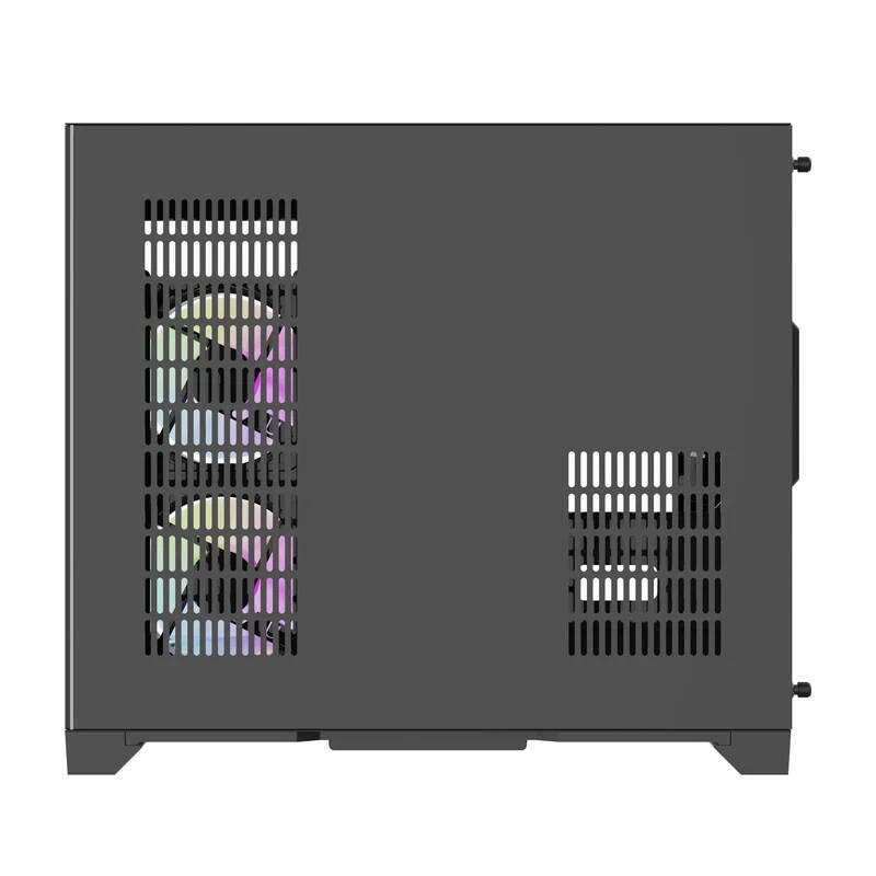 Darflash FT418 kompiuterio korpusas + 6 aRGB ventiliatoriai (juoda)