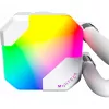 360mm radiatorius Montech HyperFlow ARGB 360 baltas — 360mm skysčio aušinimo radiatorius asmeniniam kompiuteriui
