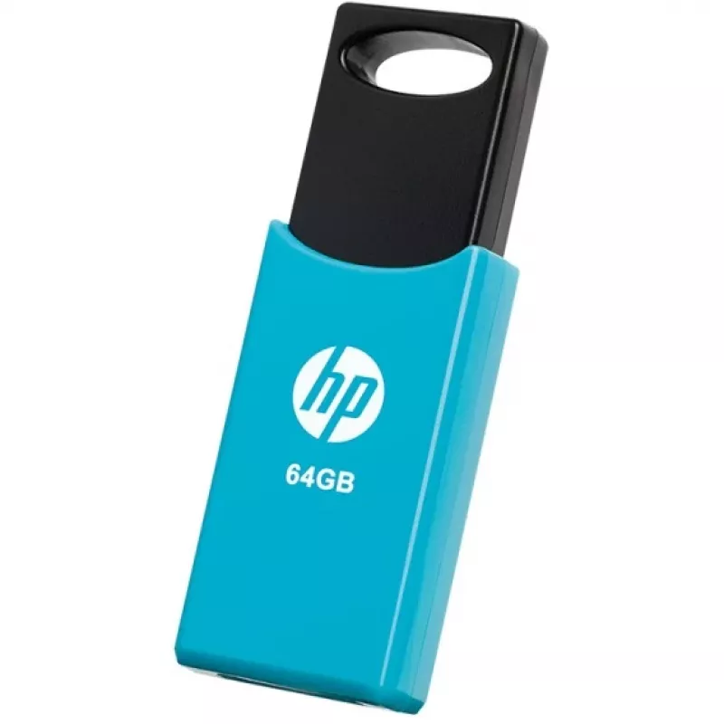 HP v212w USB atmintinė 64 GB USB Type-A 2.0 Juoda, Mėlyna