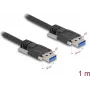 USB kabelis DeLOCK 81254 1m USB A Juodas 5 Gbit/s