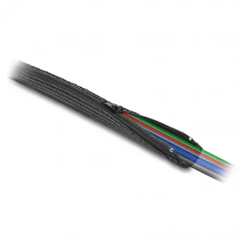 DeLOCK Pintas apvalkalas su užtrauktuku, atsparus karščiui 5 m x 50 mm juodas