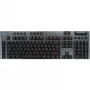 „Logitech G G915 X LIGHTSPEED“ klaviatūra, skirta žaidimams, USB, RF belaidė, „Bluetooth“, AZERTY, prancūziška, juoda