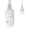 Elektrinis šildomasis įklotas Adler AD 7444, 80 W, 2 šilumos lygiai, skalbtinas, nuotolinis valdymas, rožinis