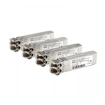 HP SIŲSTUVO MODULIS 10GBITSFP+ 4 RINKINYS