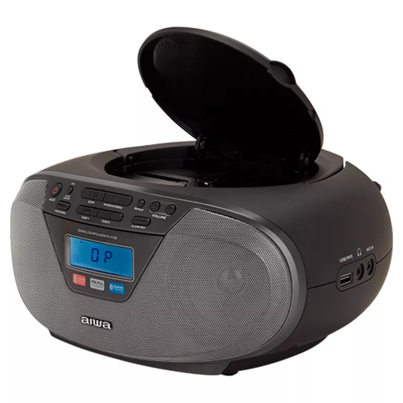 Audio Micro System Aiwa BBTU-400BK, CD/MP3/FM-PLL/BT grotuvas (juodas)