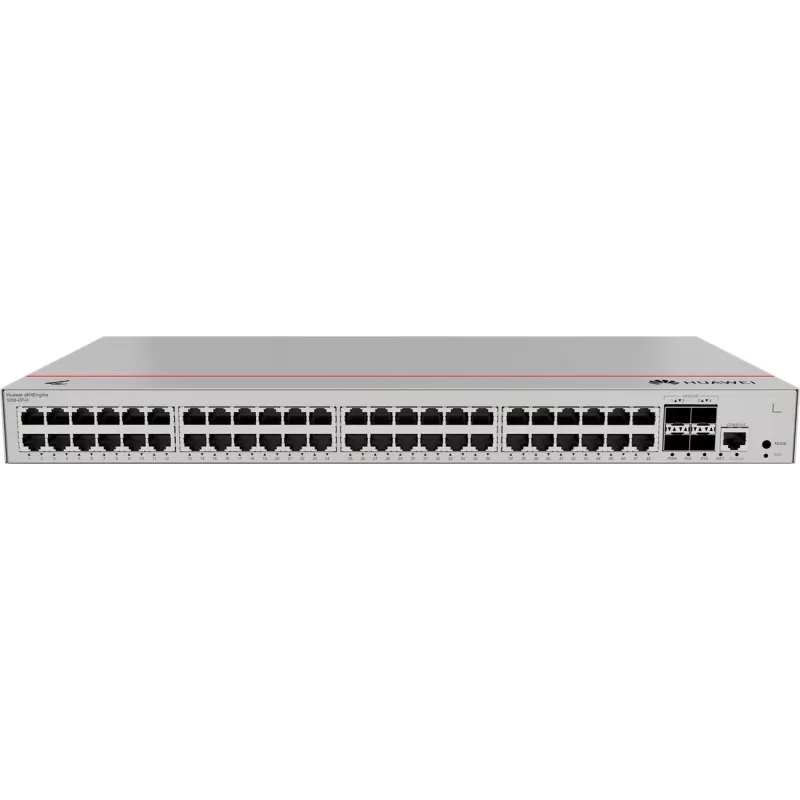 Switch HUAWEI S310-48P4X — 48x Gigabit Ethernet (10/100/1000) RJ-45, 4x SFP+, PoE, 1U stovas