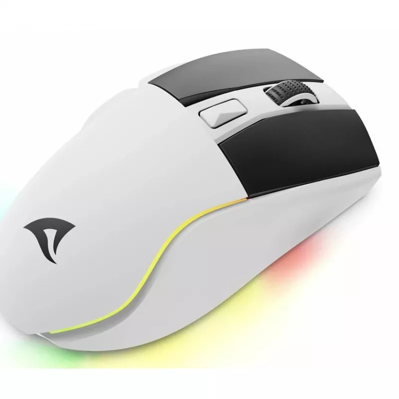 Sharkoon SGM50W žaidimų pelė dešiniarankiams RF belaidė + USB Type-A optinė 6400 DPI