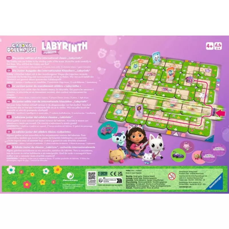 Gabby's Dollhouse Junior Labyrinth, stalo žaidimas