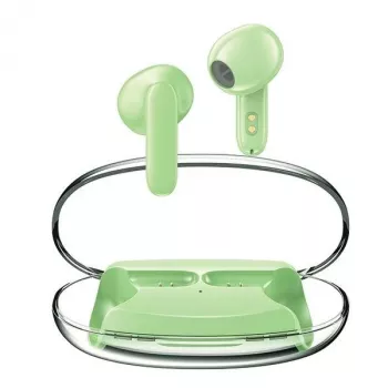 Bluetooth ausinės Awei T85 ENC TWS žalios
