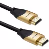 Qoltec 50356 HDMI v2.1 laidas Ultra high speed 8K | 60Hz | 28AWG | GOLD | 3m