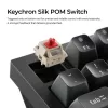 Mechaninė 80% QWERTY klaviatūra Keychron Q3 Ultra 8K – Bluetooth ir laidinė, RGB apšvietimas, juoda