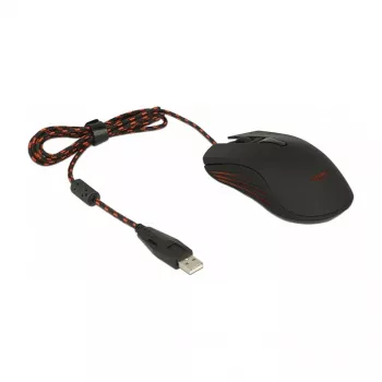 Žaidimų pelė DeLOCK 12531 abiem rankoms tinkama USB Type-A optinė 4800 DPI