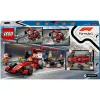 LEGO City F1 boksų sustojimo rinkinys 60443 — Ferrari F1 automobilis, 322 dalys, 5 minifigūrėlės, amžius 6+