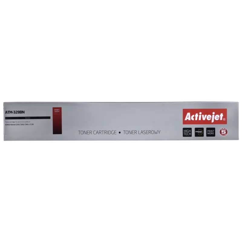 Activejet ATM-328BN dažomoji miltelinė kasetė (pakaitalas Konica Minolta TN328K; Supreme; 28,000 puslapių; juoda)