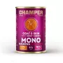 CHAMPER Coat & Skin Monoprotein Beef - šlapias šunų maistas - 400g