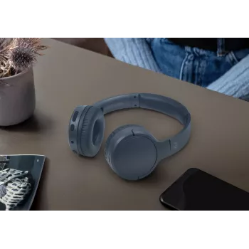 Muse M-272 BTB ausinės / ausinės su mikrofonu Belaidis galvos juostos Muzika USB Type-C Bluetooth mėlynos