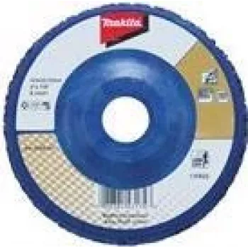 Makita - valymo diskas - skirtas aliuminiui, nerūdijančiam plienui, spalvotiesiems metalams, plienui - 125 mm - tinka Makita 95XX, GA008, GA008GM201, GA013, GA013GM201, GA016GM201, GA023