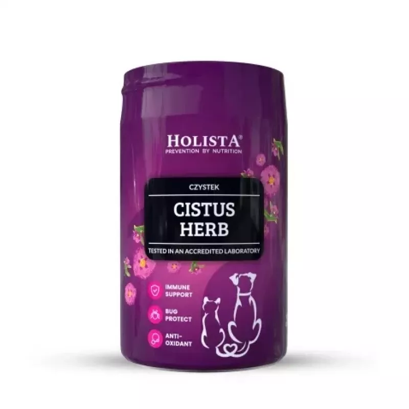 HOLISTA Cistus žolelių papildas šunims ir katėms, 100 g