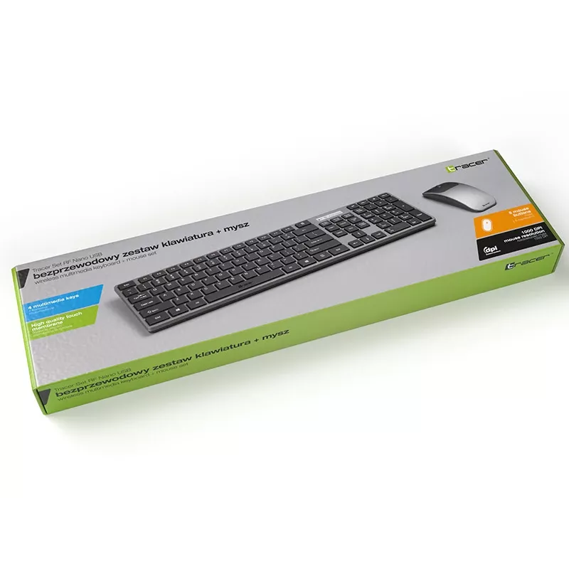 Tracer SET TRAKLA46773 klaviatūra RF Nano belaidė