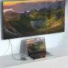 USB-C adapteris Hawk HW-HUB801 8-in-1 su HDMI ir Ethernet